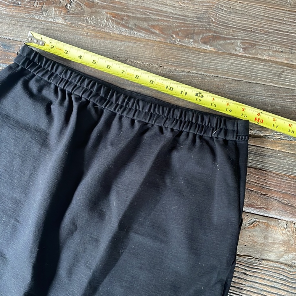 Skies Are Blue Berenice black, scalloped hem skirt NWT size LP - Picture 5 of 8